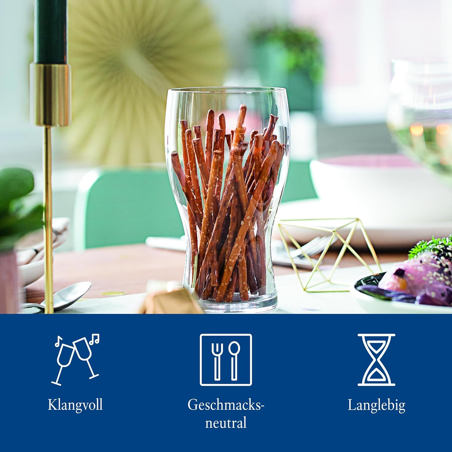 Villeroy & Boch 11-3785-8165 Bar Purismo Beer Pint, Set of 2, 650 Ml, Crystal Glass, Clear image number 5