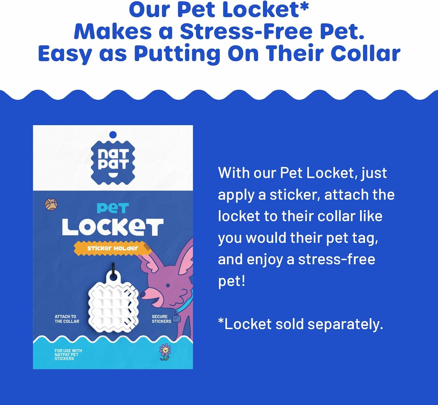 NATPAT Pet Tick Repellent Patches | Proven Natural Tick Protection for Dogs & Cats | Safe for Pets | Non-Toxic, Easy to Apply - 48 Patches - Locket Sold Separately image number 6