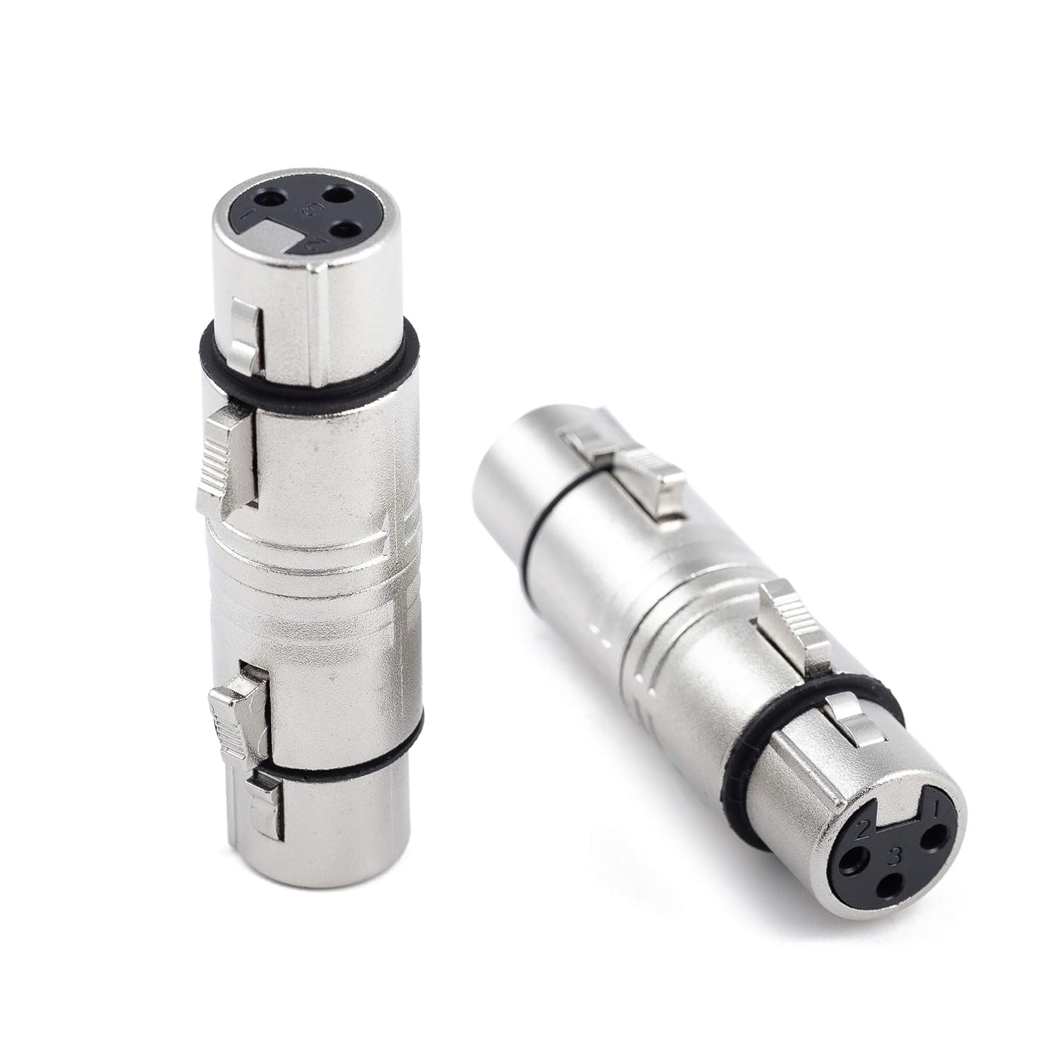 Ancable XLR Female to Female, 2-Pack XLR 3 Pin Female to 3 Pin Female Adapter, Gender Changer,Mic Barrel Extension image number 3