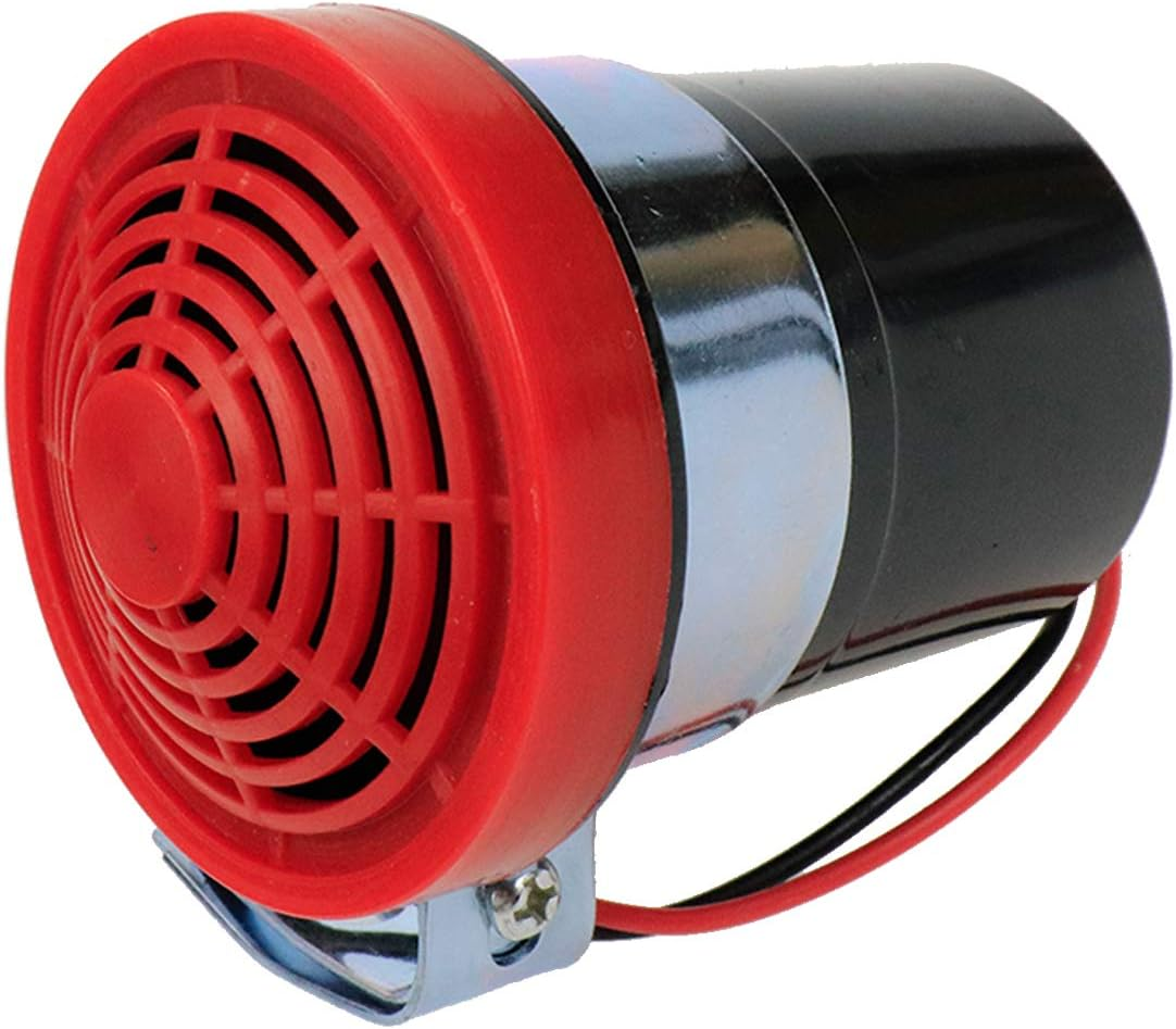 Modengzhe 60Db Beeper Tone Alarm for Truck, DC 12V Backup Reverse Brake Warning Siren for Van Freight Car Lorry Heavy Vehicles