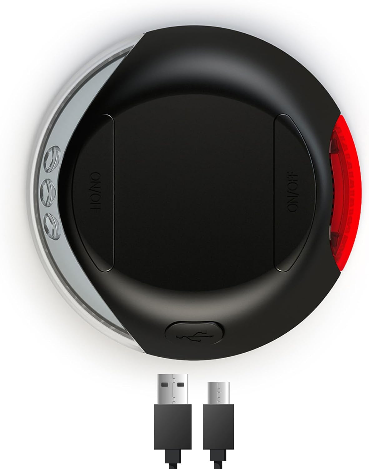 FLEXI LED Lighting System for Flexi Retractable Leashes with Rechargeable Batteries - Splashproof - Black image number 1