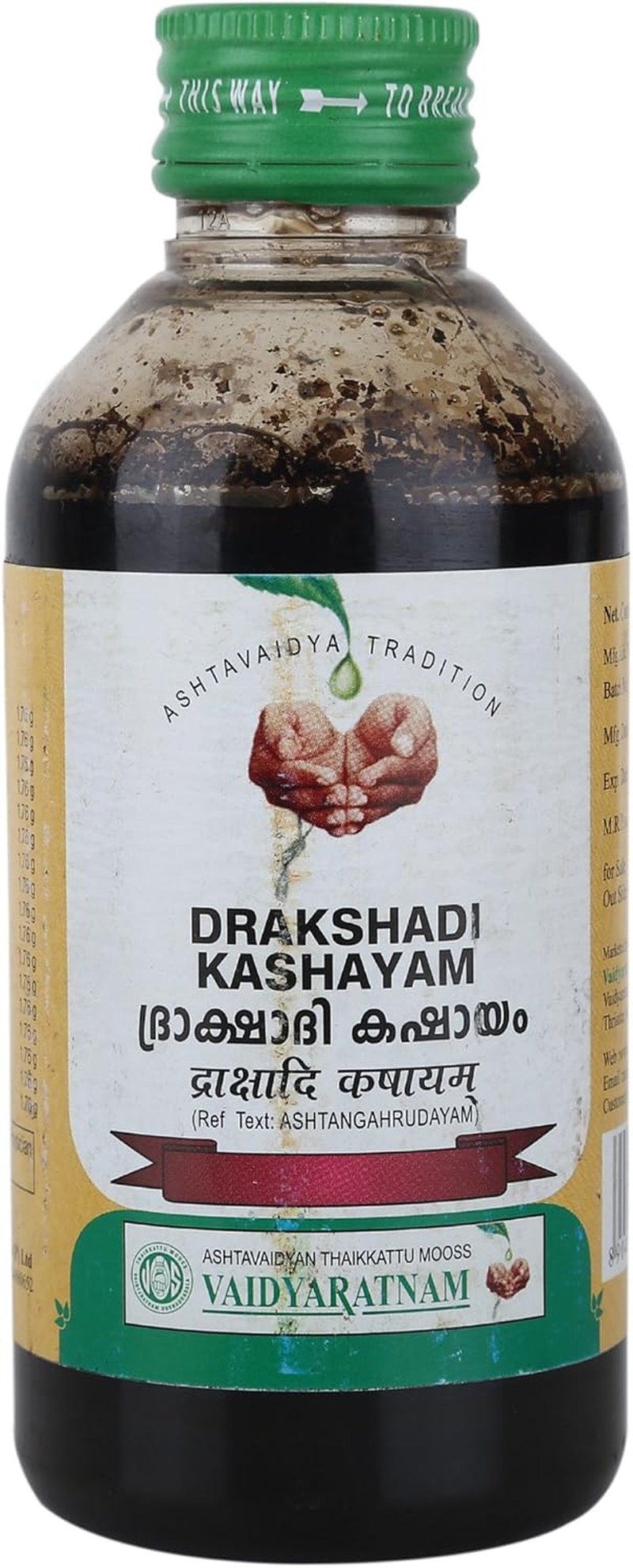 Vaidyaratnam Rakshadi Kashayam -200Ml image number 3