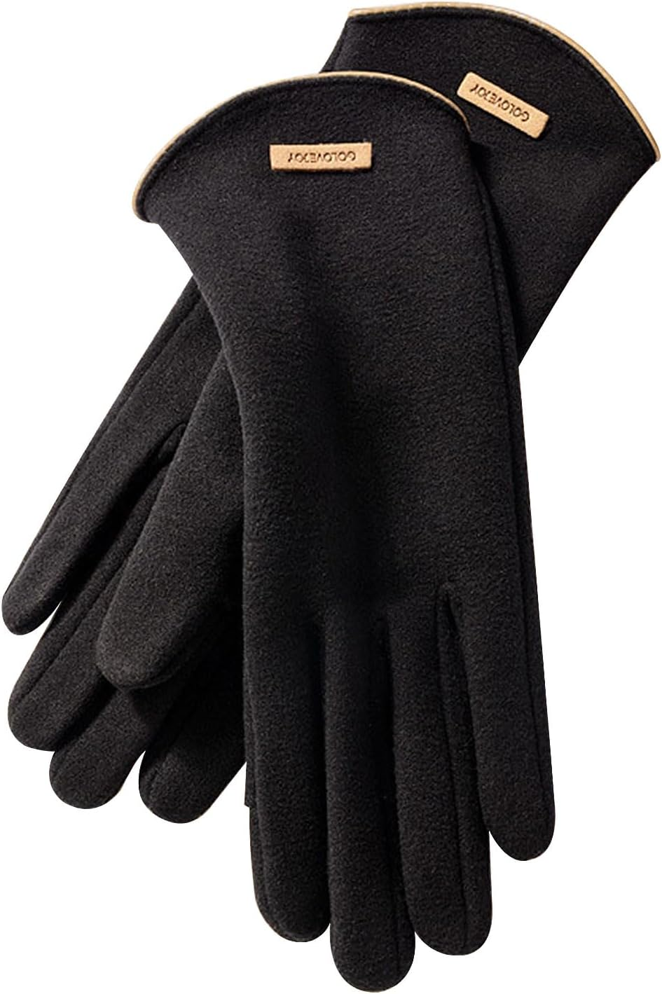 ZVCXOE Women'S Winter Gloves Two-Finger Design Easy to Touch Screen Outdoor Winter Soft Windproof Cold-Proof Lightweight Fashionable Suitable for Commuting to Get off Work or School Cycling