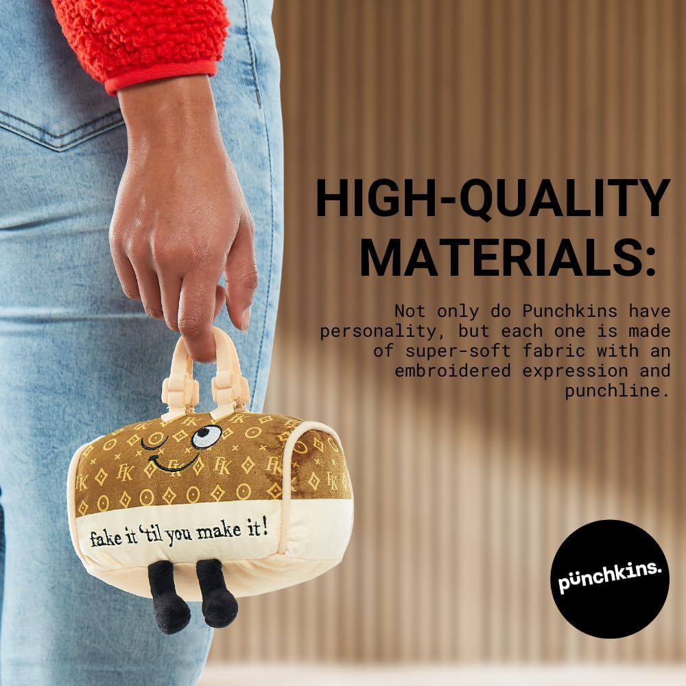 Punchkins "Fake It Till You Make It" Plush Handbag Plush Toy - Brown Western image number 4