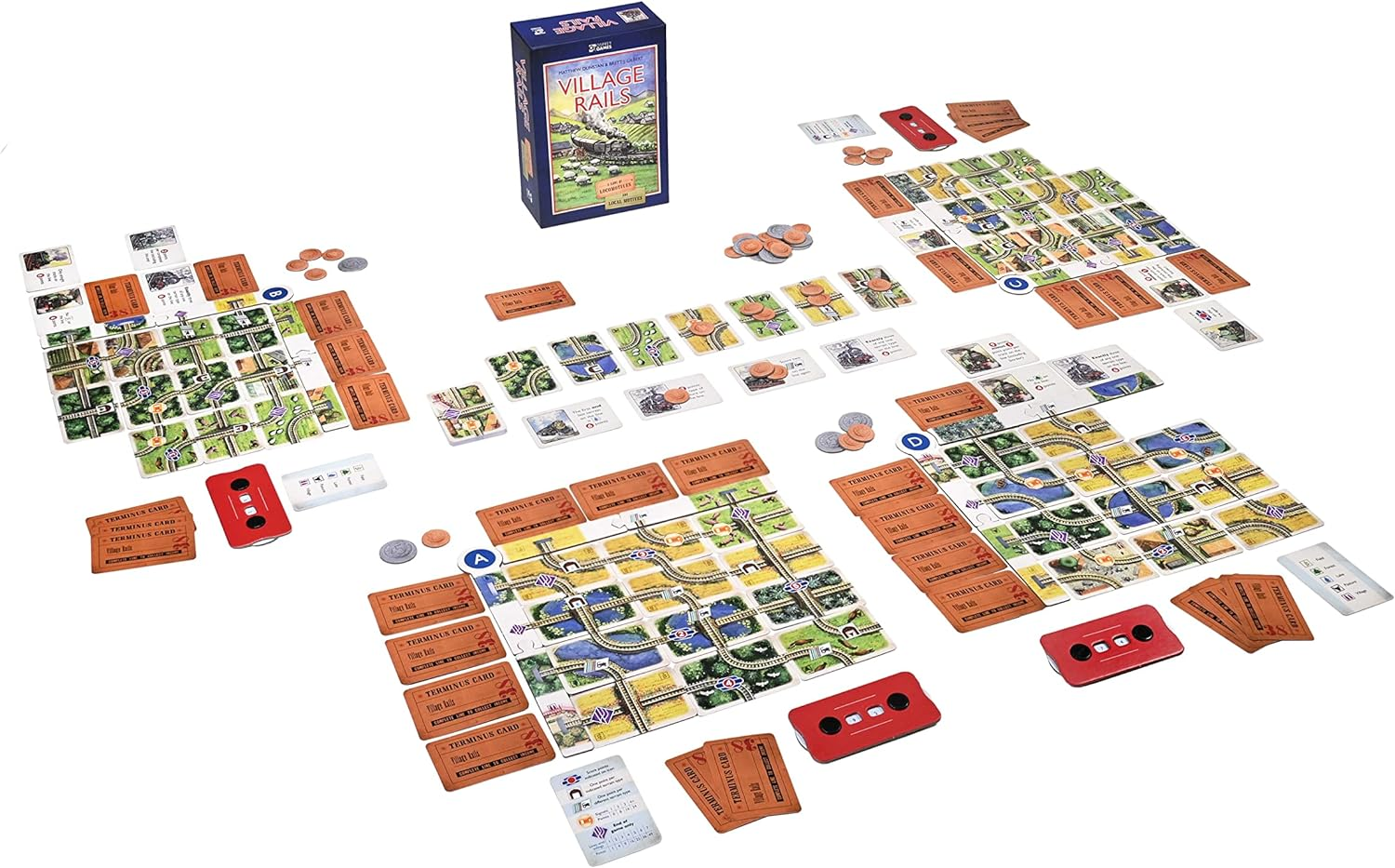 Osprey Games Village Rails Card Game image number 6