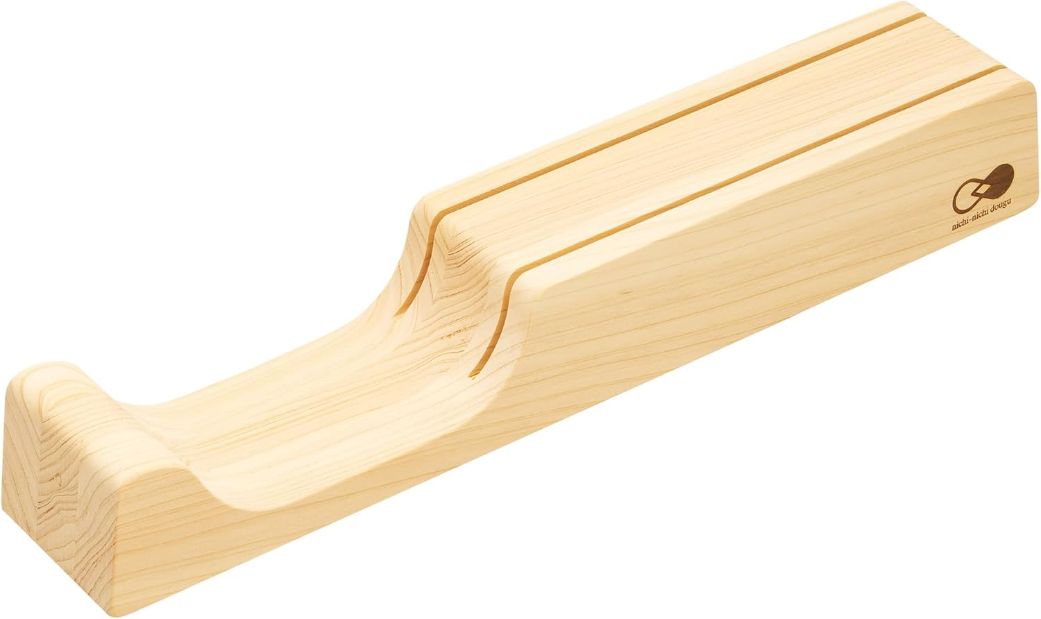 Nichinichi Tools Edge Knife Stand, Single Knife Stand, Horizontal Stand, Wooden, Made in Japan image number 2
