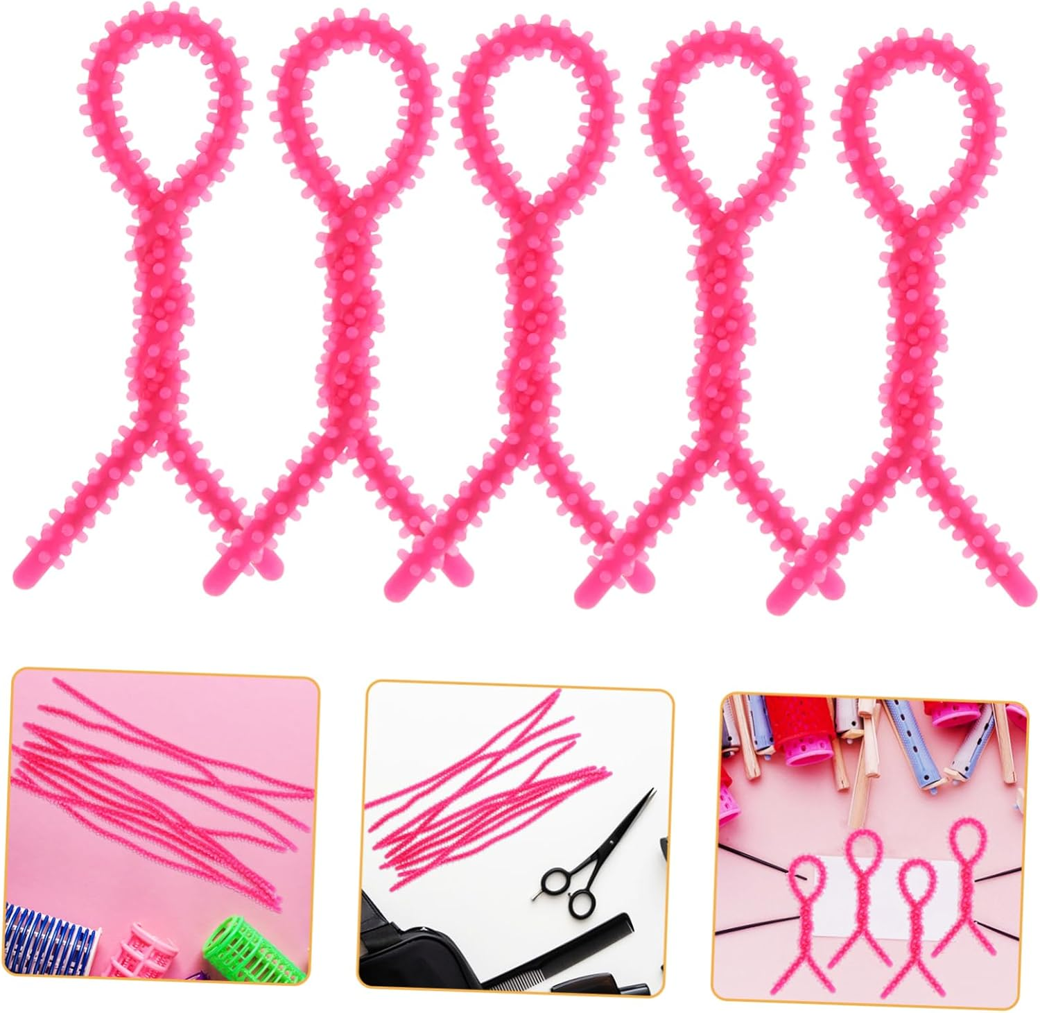 DECORNIJIA 30 Pcs Spiral Hair Perm Rods Flexible Curling Tool for Long Hair Reusable and Durable for Waves and Retro Curls Safe Hairdressing Accessory image number 4