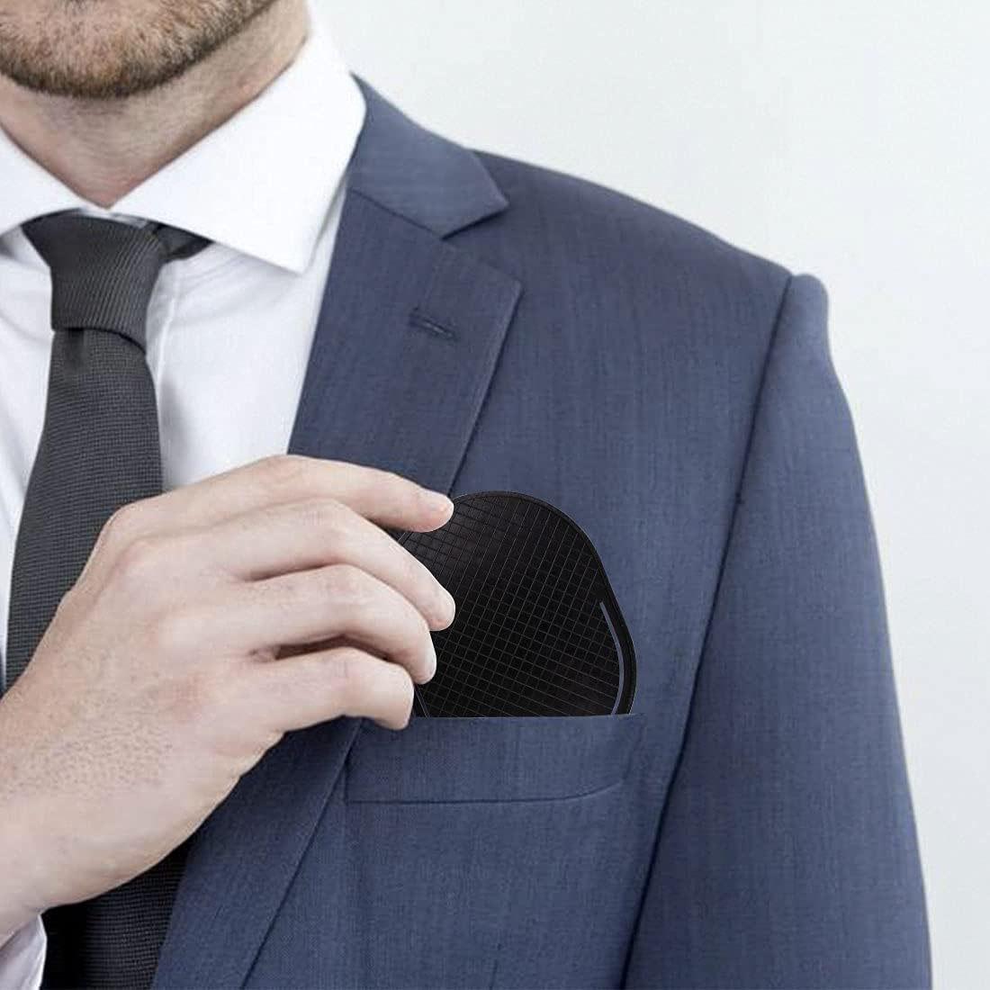 6Pcs Shampoo Pocket Comb Massage Hair Brush - Portable Palm Brush for Beard, Scalp Massage, Men and Pets (6PA) image number 3