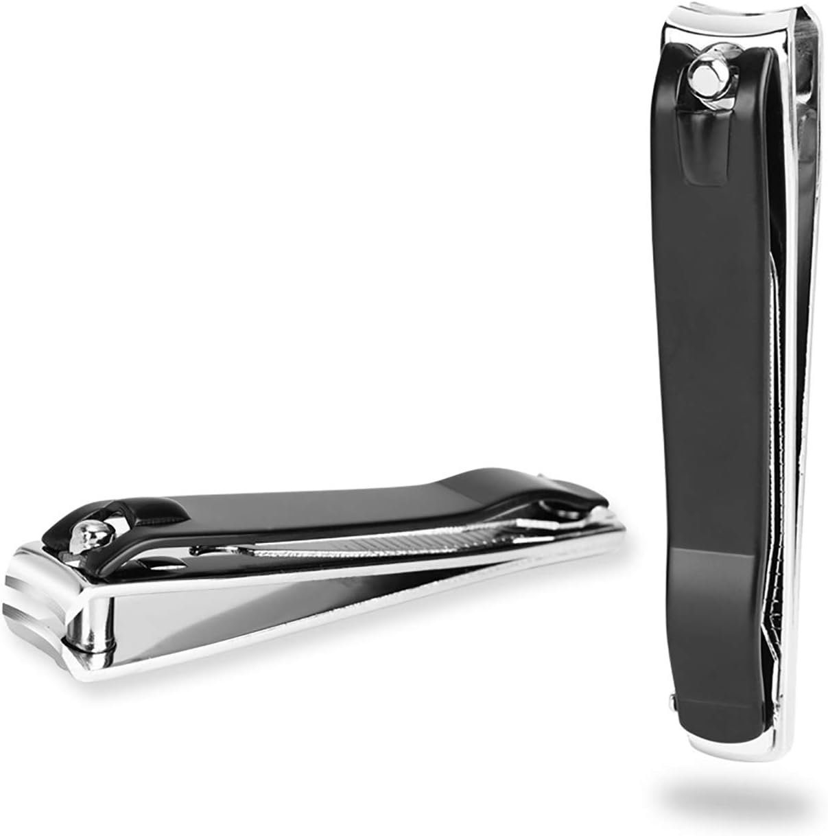 ICEYLI Large Nail Clippers Set,2 Pcs Premium Stainless Steel Fingernail & Toenail Clippers Curved Blade with Sharp and Sturdy Blade image number 1