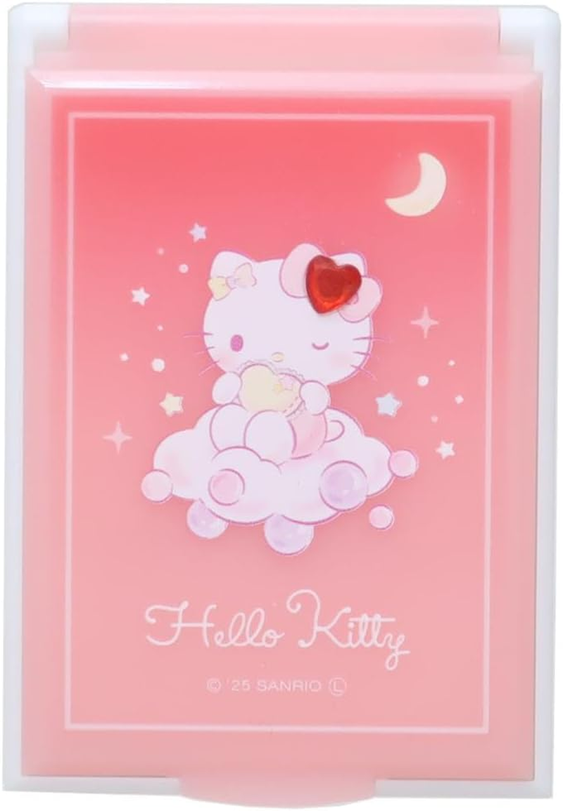 Hello Kitty [Hand Mirror] Card Mirror with Stone S Sanrio image number 2