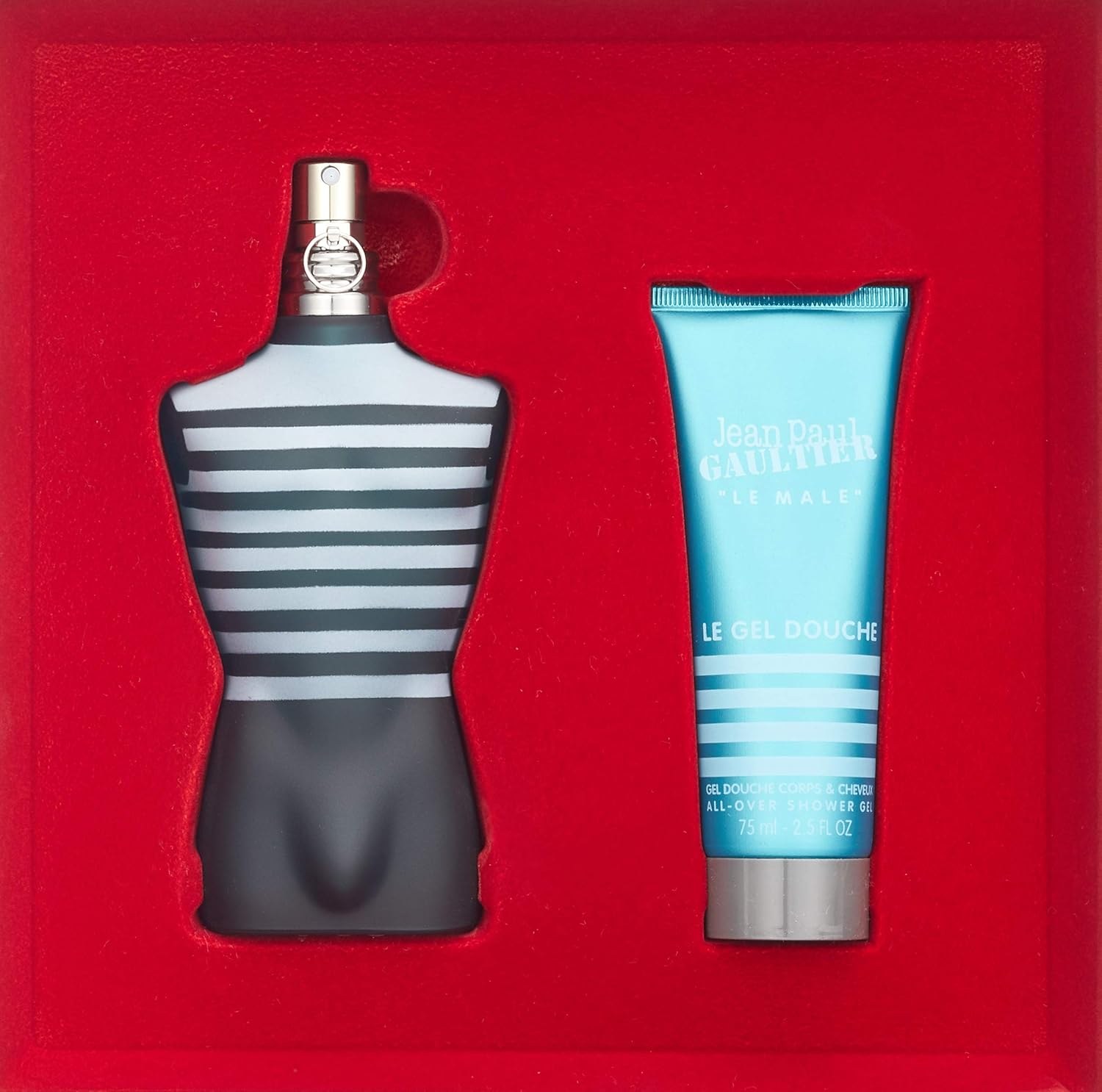 Jean Paul Gaultier Le Male Le Male 2 Pc. Gift Set for Men | Edt 4.2 Oz + All over S/G 2.5 Oz, 125 Ml image number 1