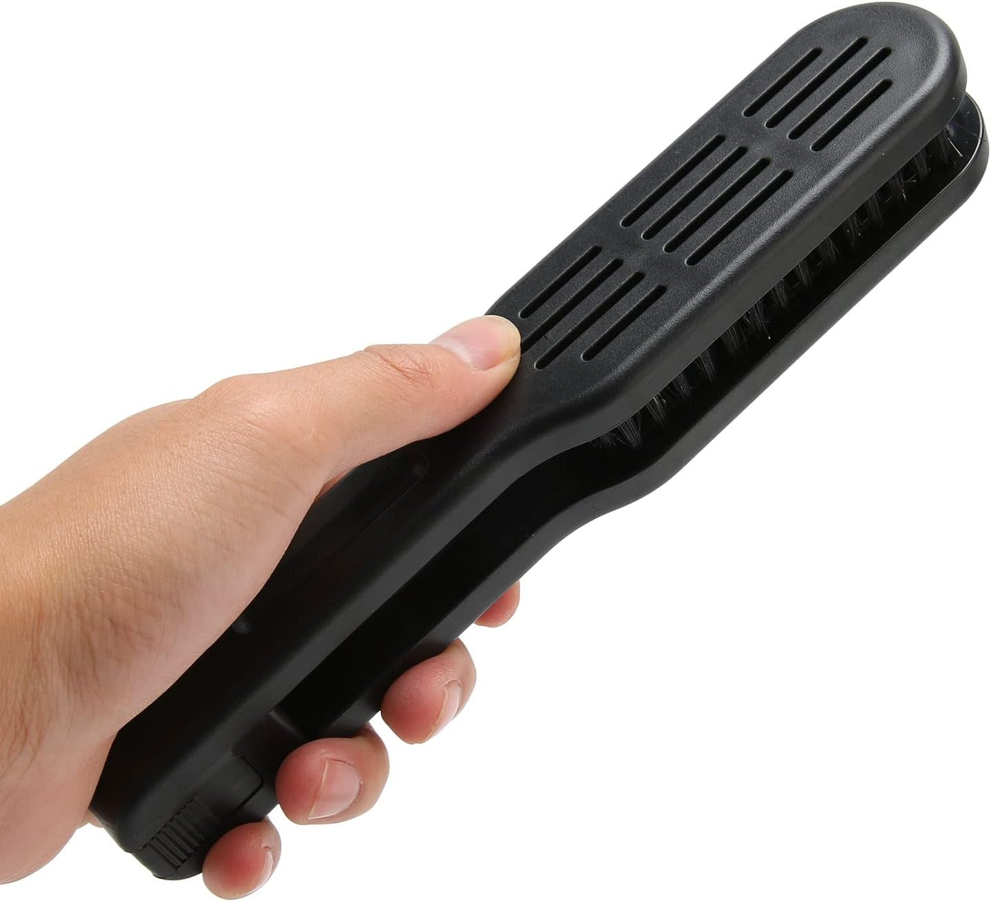 HAIR STRAIGHTENER COMB PREMIUM BRUSH SMOOTHING STYLING, NYLON PREVENT STATIC image number 6