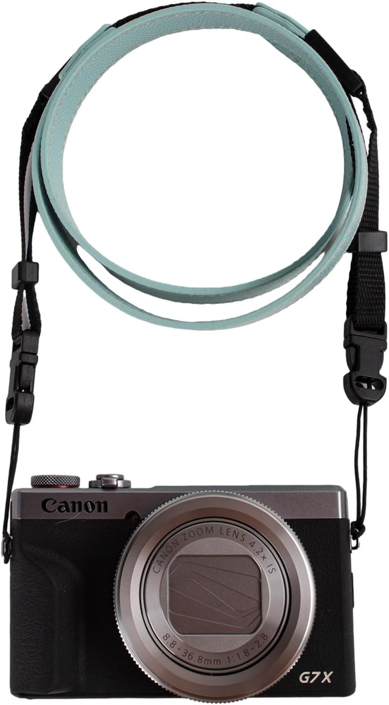 VOVMOEYA Camera Neck Strap,G7X MARK III Body Strap PU Shoulder Adjustable Strap for Photographers for Fujifilm/For Nikon/For Canon/For Sony/For Minolta/For Panasonic/Slr/Dslr Cameras Texture