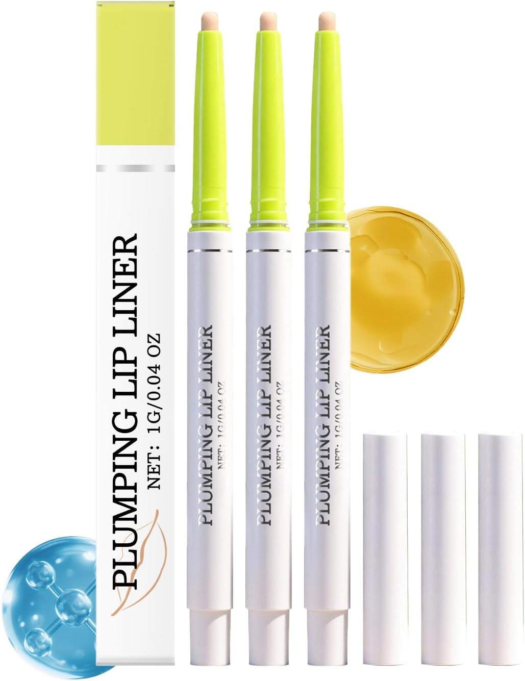 Invisible Extreme Plumping Lip Liner to Prevent Lipstick Feathering, Long-Lasting, Waterproof for Fuller Natural Lips, Looking, Hydrating & Smudge-Proof image number 1