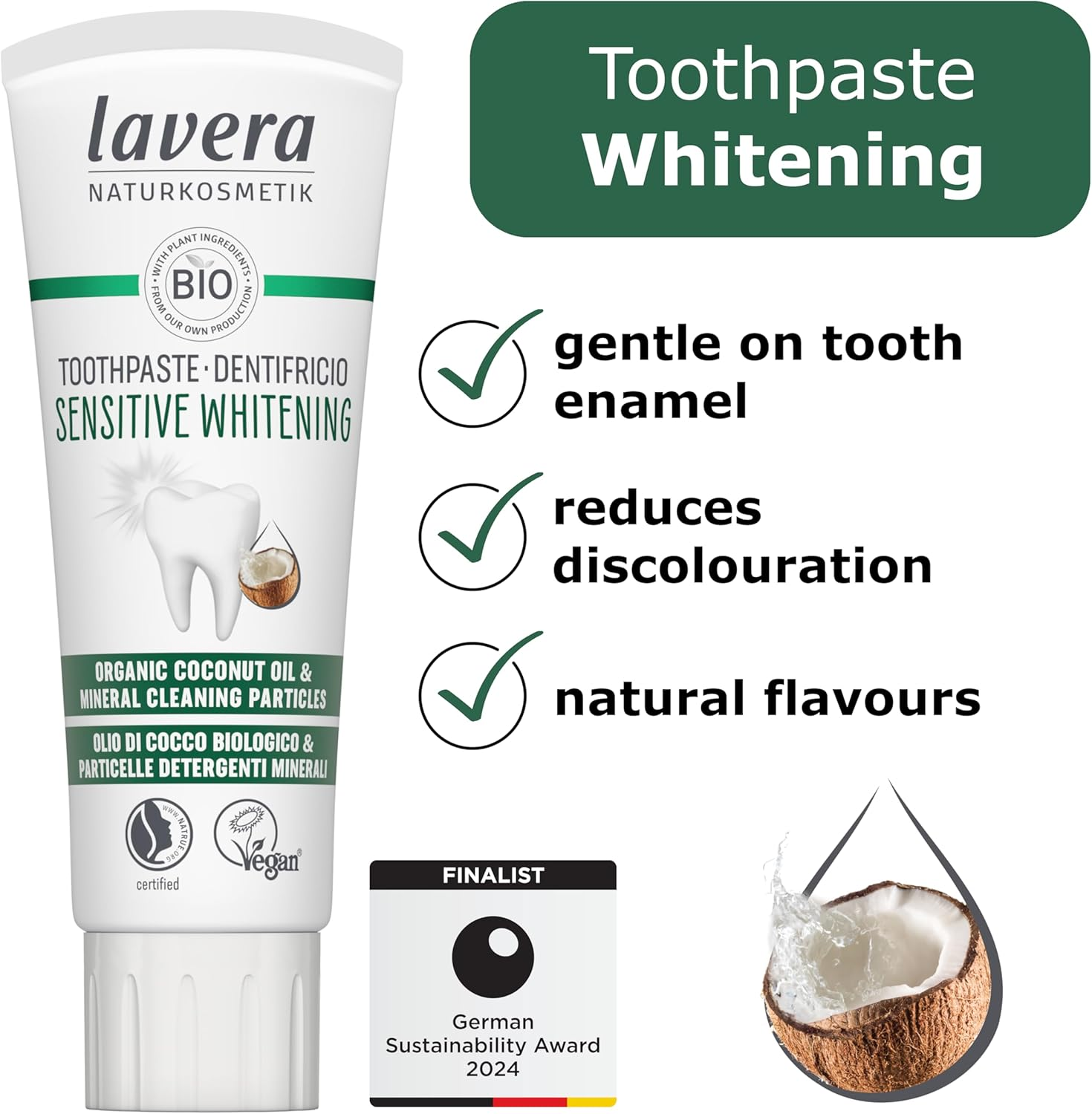 Lavera Toothpaste Whitening 75Ml