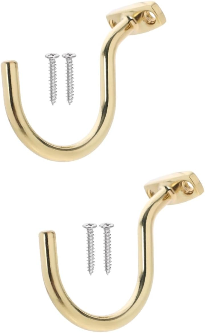 HANABASS 5Pcs Metal Pool Cue Rack Replaceable Billiard Hook for Snooker Table Wear-Resistant Pool Hook for Billiard Table Accessories