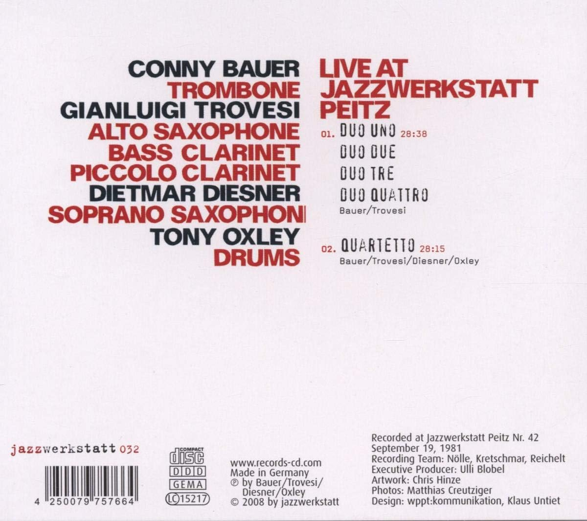 Live at Jazzwerkstatt Peitz