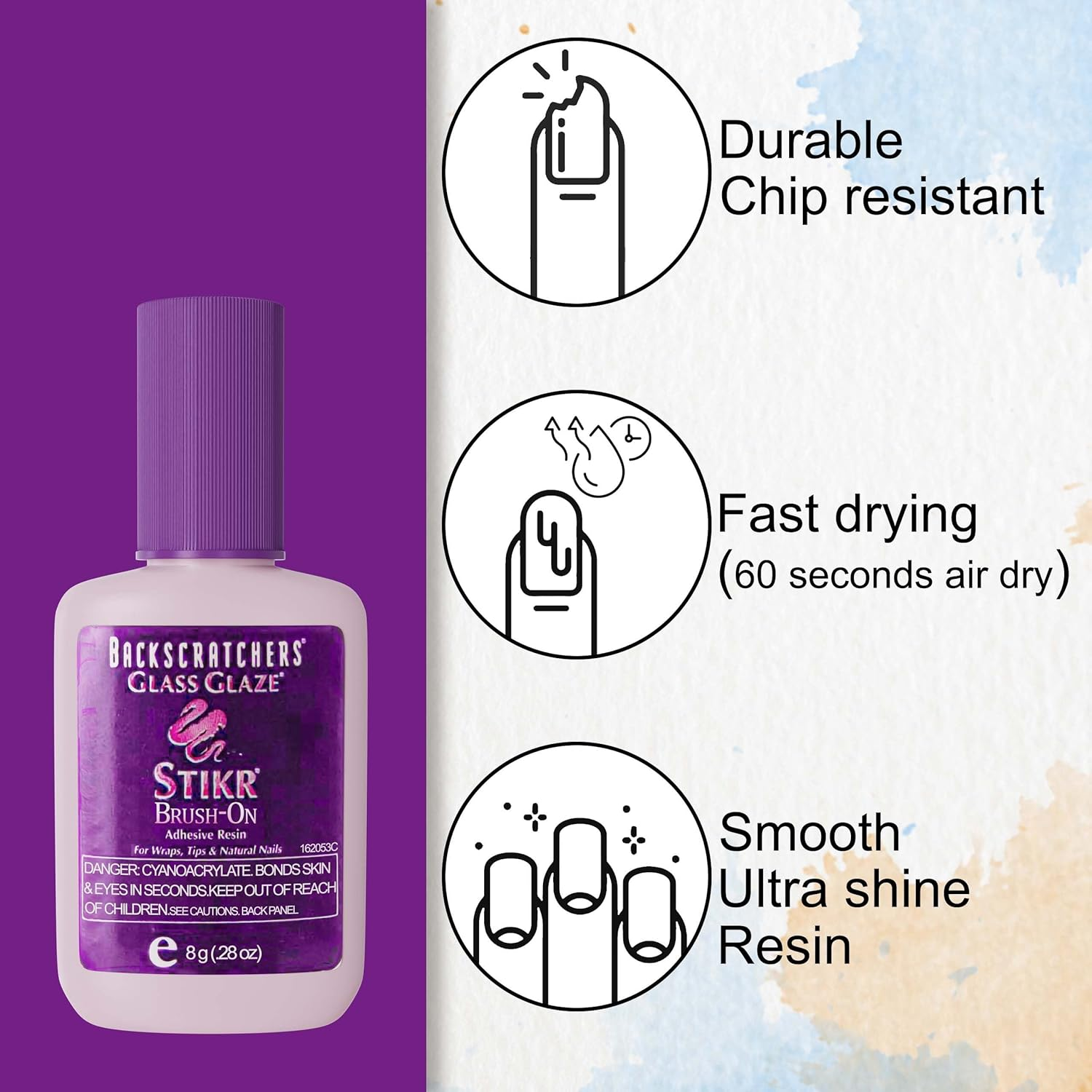 BACKSCRATCHERS Stikr Brush-On Resin - 8Gm by BACKSCRATCHERS image number 3