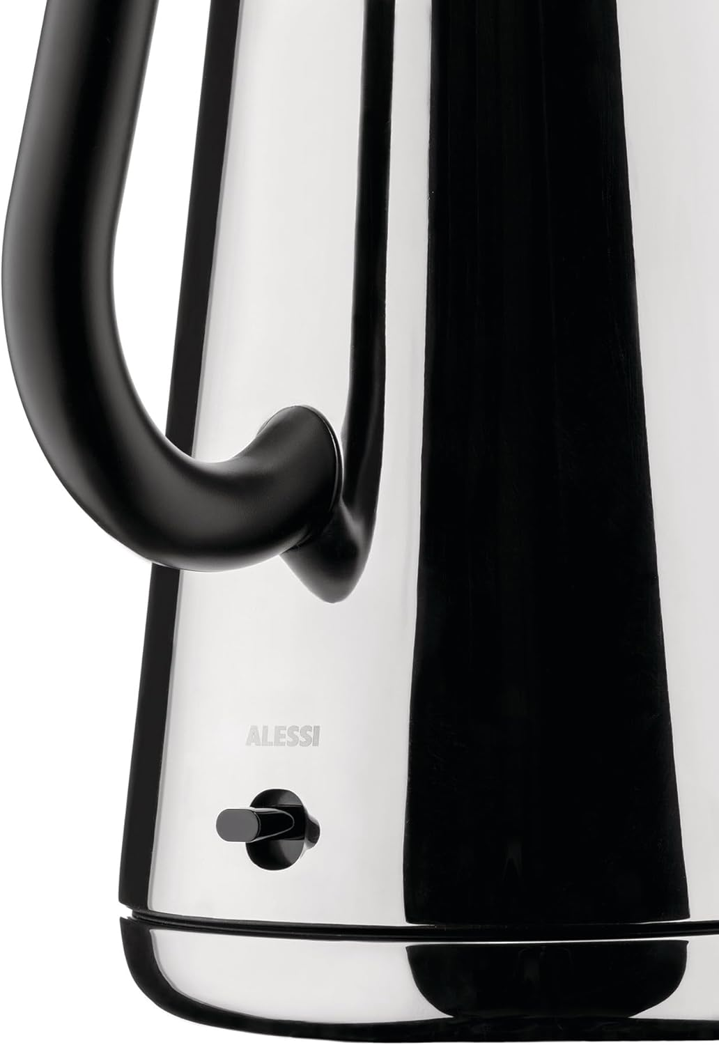 Alessi Toru NE01 B Designer Kettle, Made of 18/10 Stainless Steel and Thermoplastic Resin, European Socket, 2400 W, 170 Cl, Black image number 3