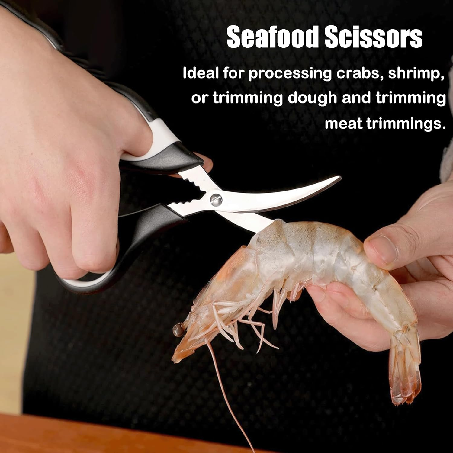 Kitchen Scissors All Purpose 3 Pack - Kitchen Gadgets Utensils - Heavy Duty Stainless Steel Cooking Shears for Cutting Meat, Food, Fish, Poultry Multipurpose Sharp Sissors for Dishwasher Safe image number 2