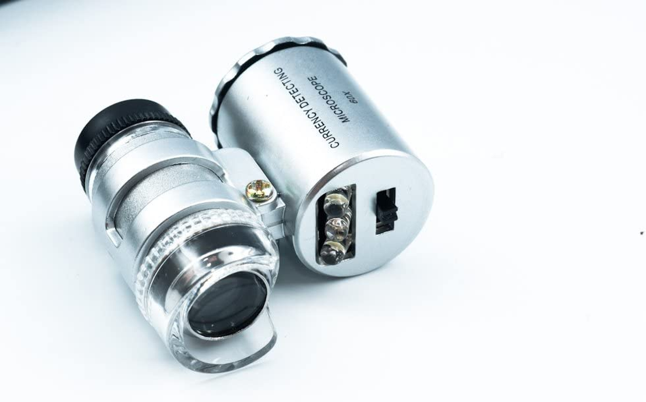 QUMOX Diamond Tester II V2 with 60X LED Loupe &ndash; Portable Electronic Gemstone Selector Tool for Diamond, Moissanite & Gem Testing &ndash; High Sensitivity Thermal Conductivity Detector with Sound & Light Ind image number 1