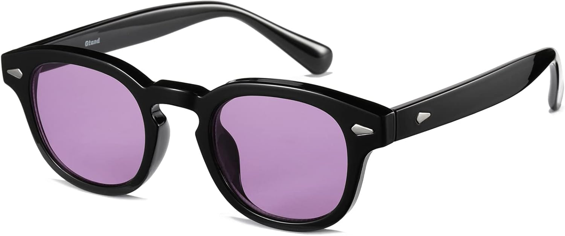 Gtand Unisex Vintage Retro round Style Tinted Sunglasses for Men Women Fashion Circle Sun Glasses 46Mm