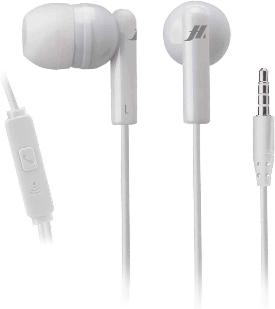 3.5Mm 3.5Mm Jack Cable Stereo Wired Earbuds with Built-In Microphone and Answer/End Call Button image number 1