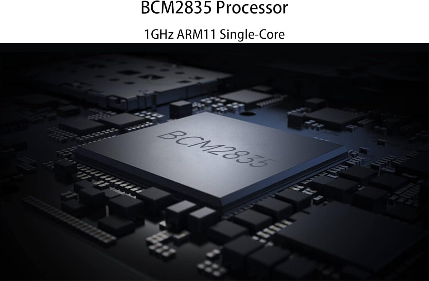 Built-In Wifi and Bluetooth Pi Zero WH, Zero WH Package Comes with Raspberry Pi Zero W with 40PIN Pre-Soldered GPIO Headers +Mini HDMI to HDMI Adapter +Micro USB OTG Cable image number 4