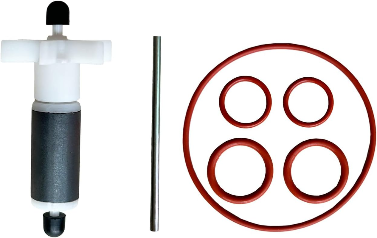 Hot Tub Pump Rotor Impeller for Saluspa for Lay-Z-Spa #P4071 58113 E02 Saluspa Replacement Parts Impeller with 1Pcs Ceramic Shaft and 1Pcs Stainless Steel Shaft and Silicone Seals