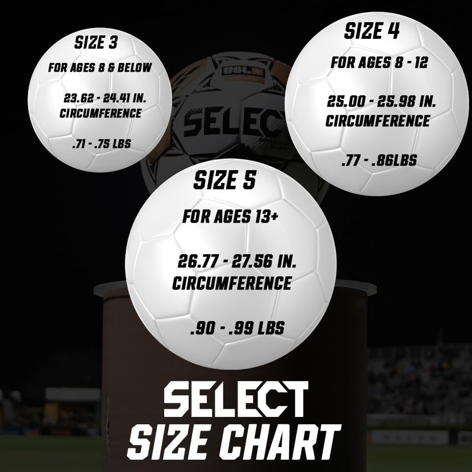 Select Brillant Super TB Soccer Ball - White/Blue V25 image number 2