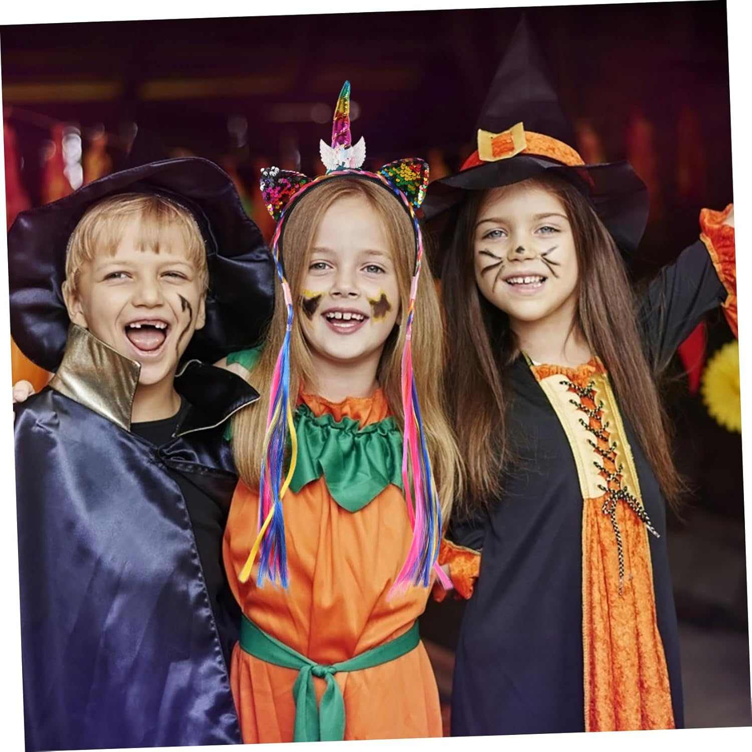 BESPORTBLE Unicorn Wig Headband for Girls Cute Cartoon Hair Accessories for Birthday Unicorn Decorations and Halloween Easy to Wear for Toddlers and Little Girls image number 3