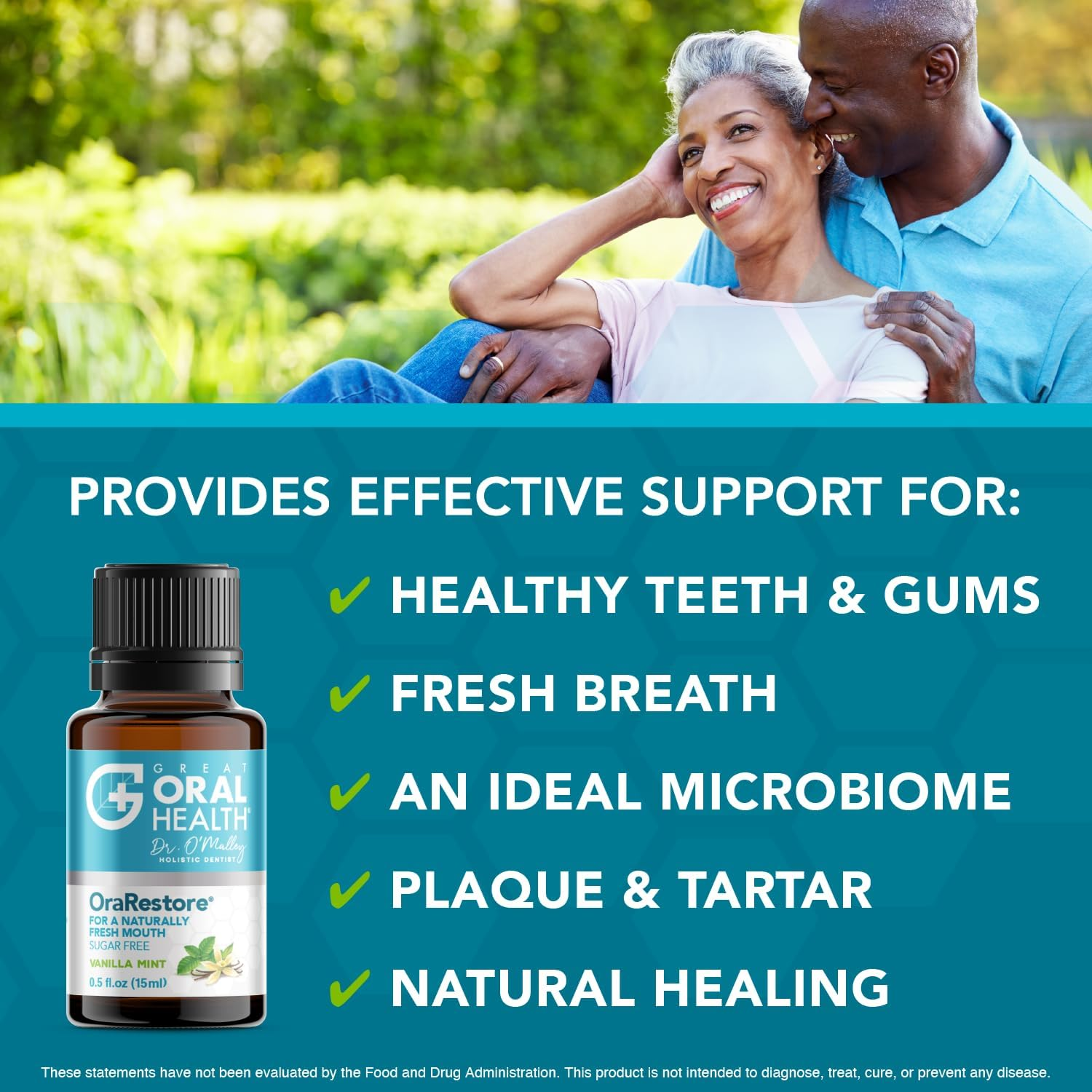 Orarestore Bad Breath Treatment for Adults Halitosis: Dentist Formulated Oral Rinse Concentrate Tooth Oil Liquid Toothpaste, Fresh Breath Mouthwash for Dry Mouth, Oral Care, Healthy Gums & Teeth 15Ml image number 6