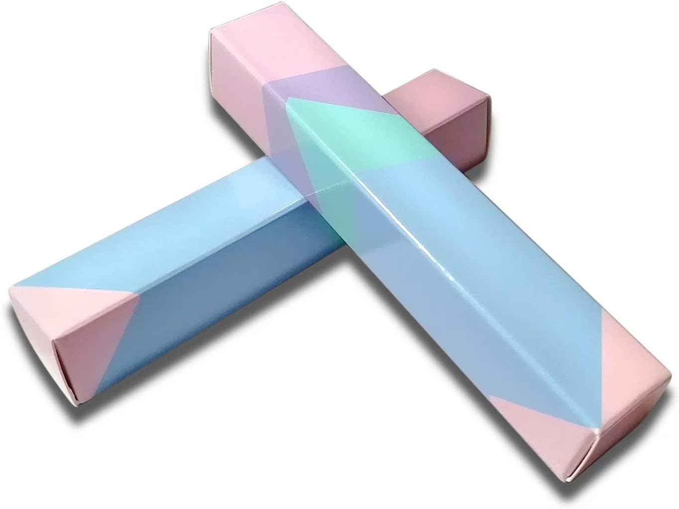 50 Pcs Empty Lip Gloss Boxes 12X2X2Cm Mascara Wand Tube Packaging Black Marbling Long Lipgloss Paper Case Lip Balm Glaze Gift Organizer Foldable DIY Make-Up Sample Wrapping Storage