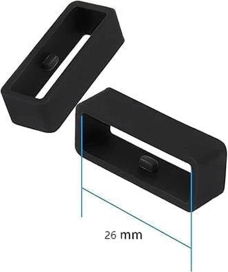HDBHBH 8-Pack Watch Band Keeper Rings, Universal Replacement Watch Band Holder Clasps & Strap Loops for Garmin Smartwatches (16/18/20/22/24/26Mm), Durable TPU Fitness Tracker Accessories image number 3