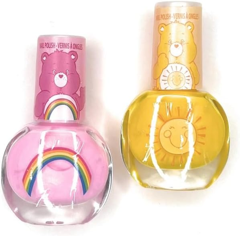Townley Girl Care Bears 2 Pack Nail Polish on Card - Water-Based, Durable - Dry Immediately and Smooth Coverage Nail Polish Set image number 3