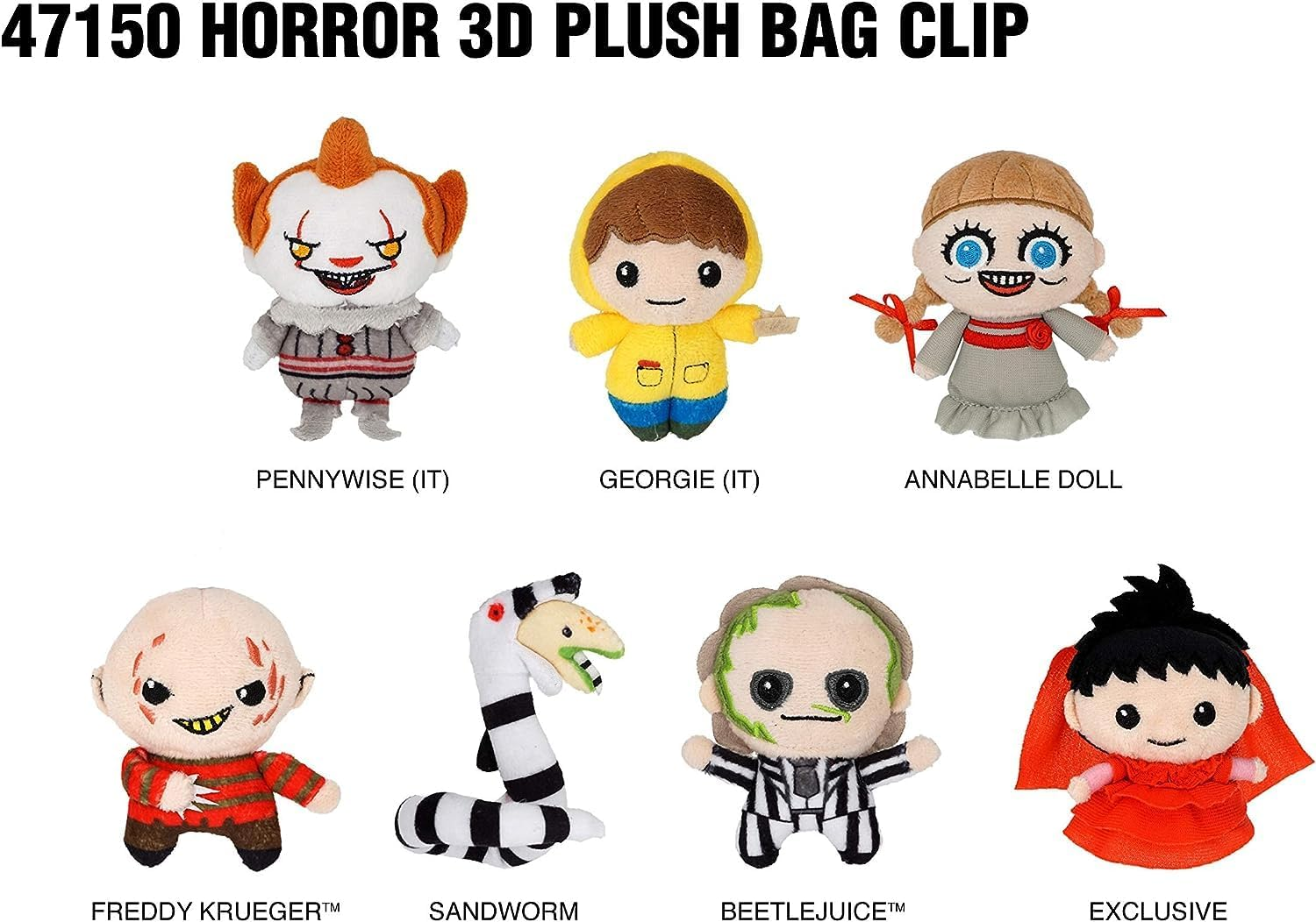 Horror Plush Bag Clip