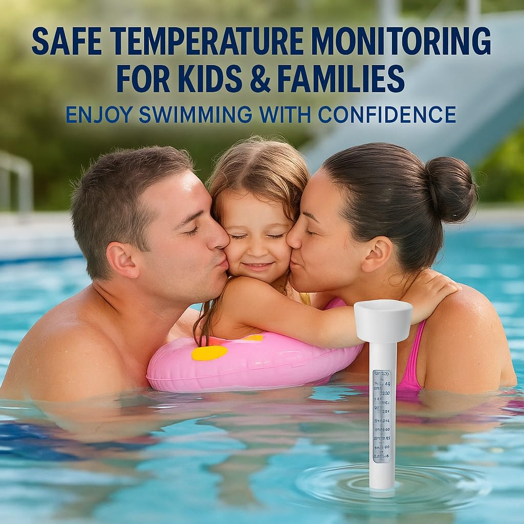 Water Temperature Thermometer &ndash; Accurate Thermometer for Pools, Spas, Fish Tanks, and Aquariums image number 5