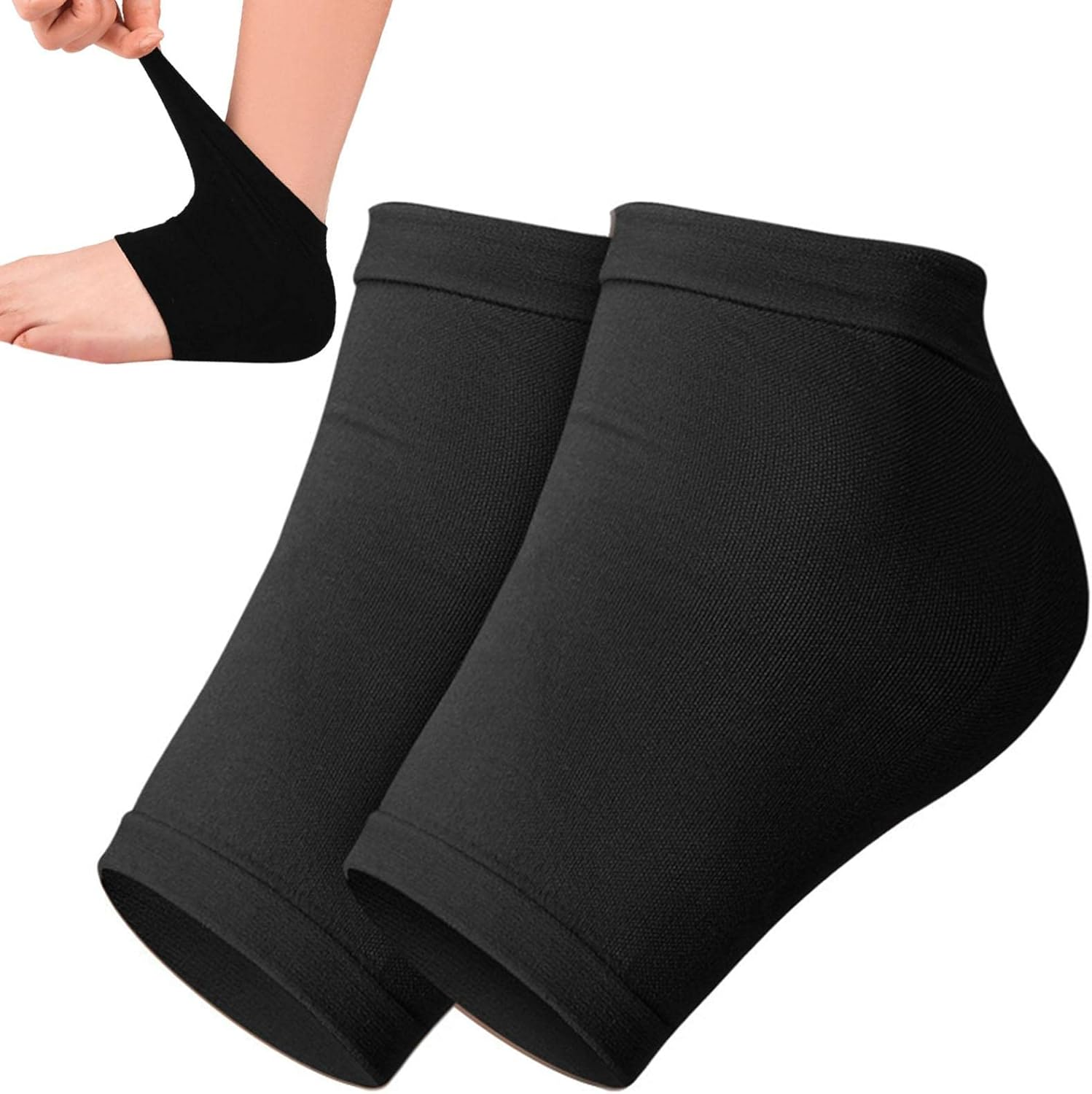 Heel Socks for Dry Cracked Feet, Moisturizing Toeless Sock for Foot Care, Gel Heel Socks for Dry Cracked Feet, Gel Heel Repair Socks for Cracked Heels, Moisture Socks for Dry Feet Puchen