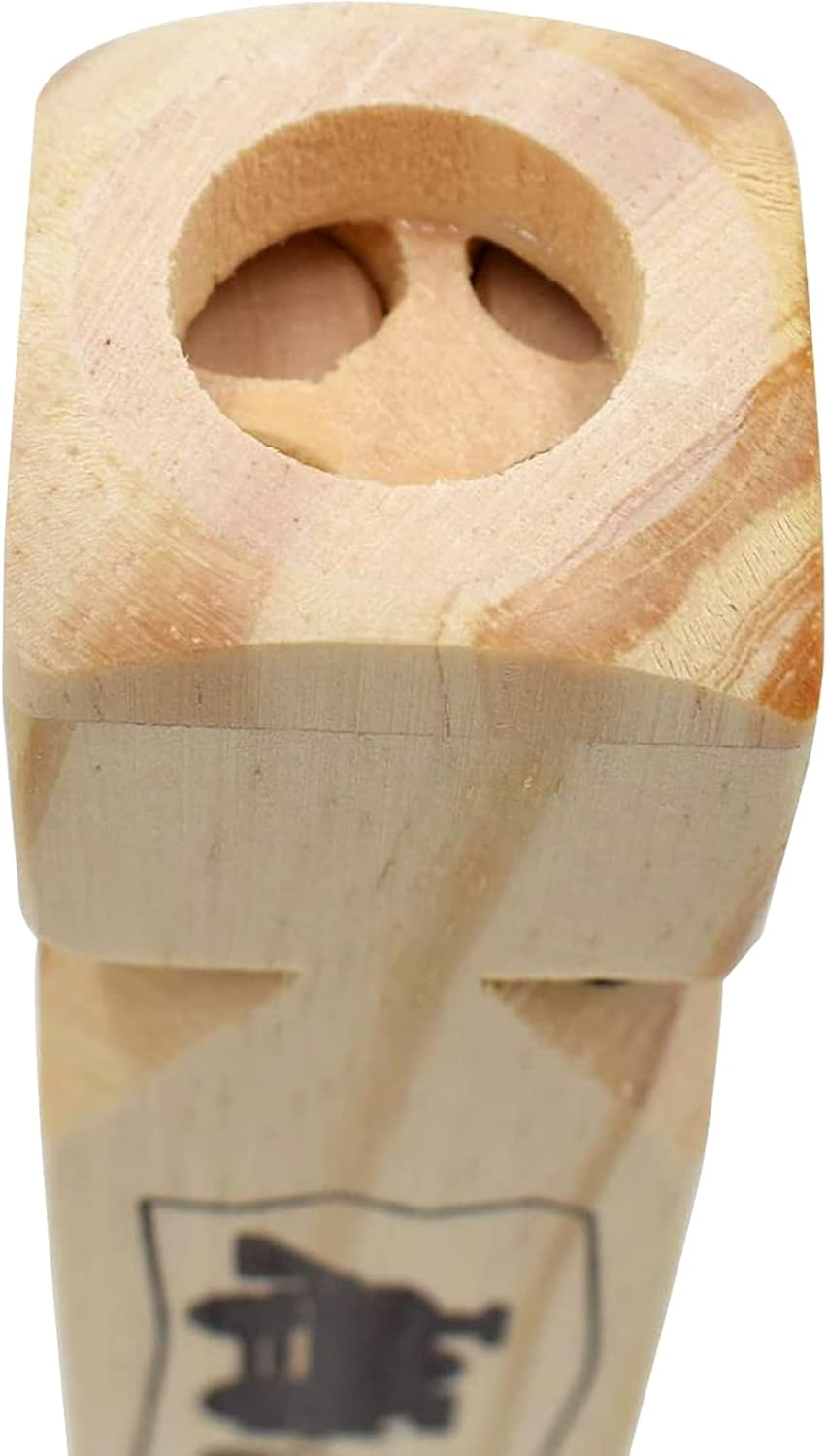 MYUBWTF Solid Wood Train Whistle 4 Tones, Noisemaker Toys and Conductor Whistle for Birthday Party Carnival Prize Game Cheering Prop or Educational image number 5