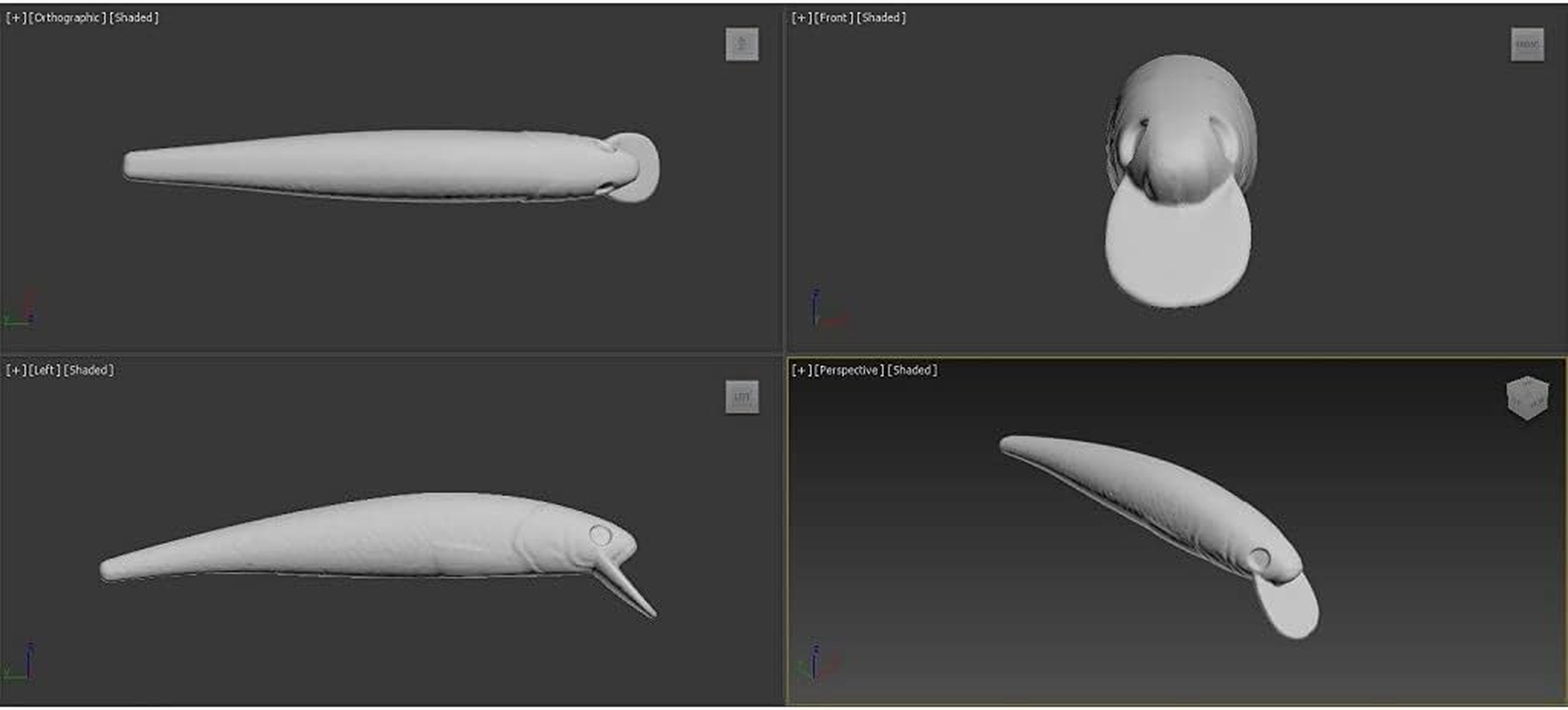 10 Blank Unpainted Minnow Crankbait Topwater Lipless Jerkbait Fishing Lures V3 - Random image number 5