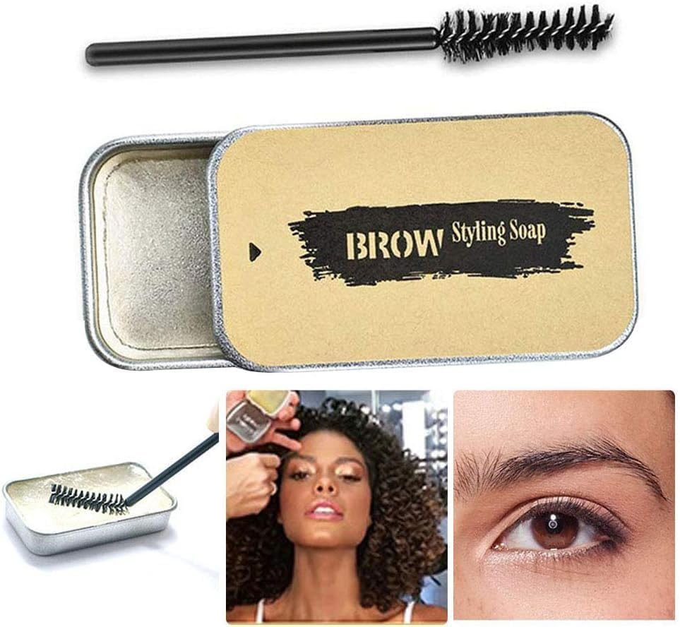 Str-Eyebrow Soap Kit - Clear Brow Styling Soap, Long-Lasting Waterproof Smudge-Proof Eyebrow Pomade for Natural, Fluffy & Defined Brows image number 4