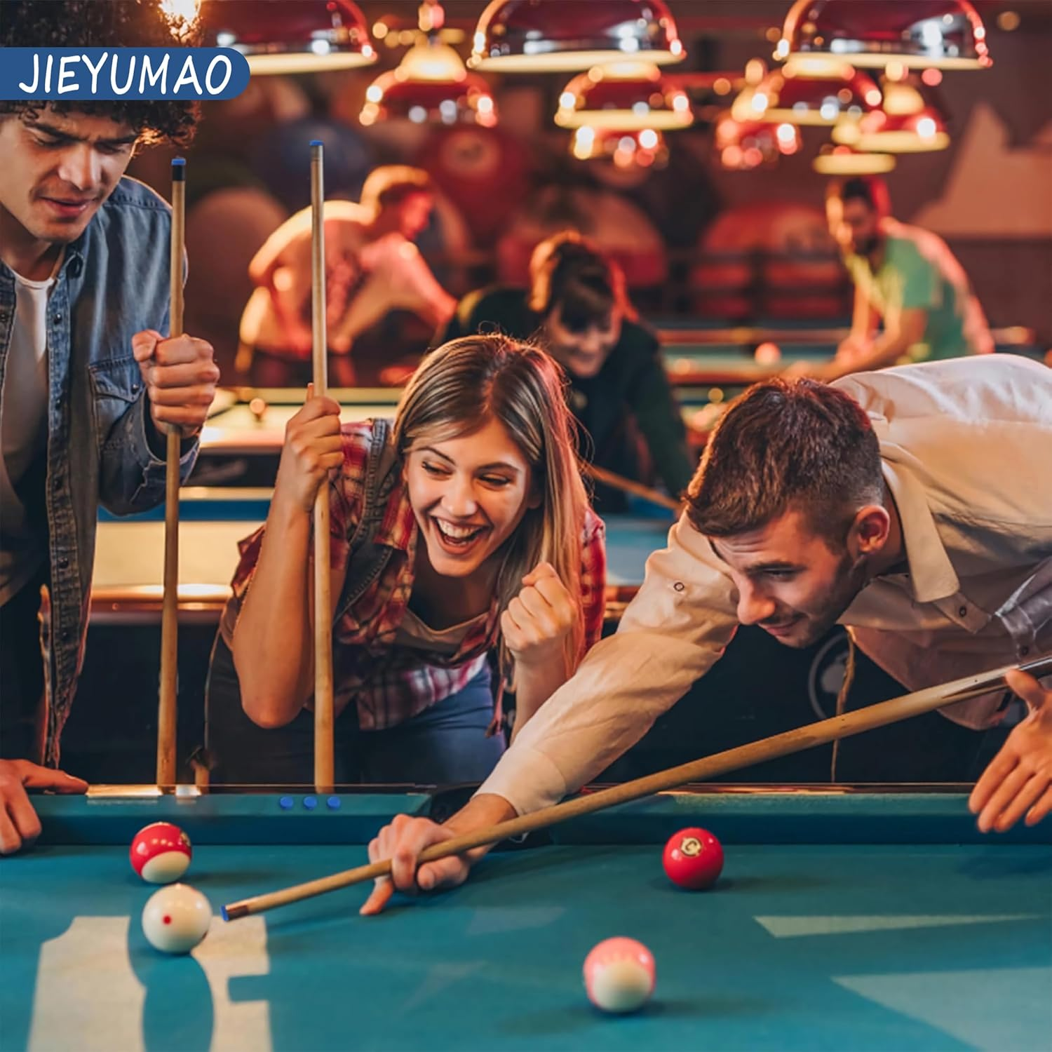 40Pcs Billiard Cue Tips, 9/10/12/13 Mm Pool Cue Tips Replacement Kit, Leather Pool Stick Tips Billiard Cue Head Billiard Cue Stick Snooker Billiard Accessories for Pool Cues