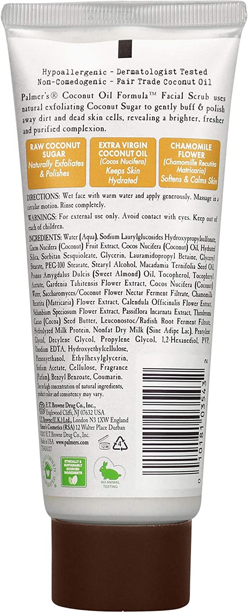 PALMER'S Coconut Oil Formula Facial Scrub, 90G image number 1