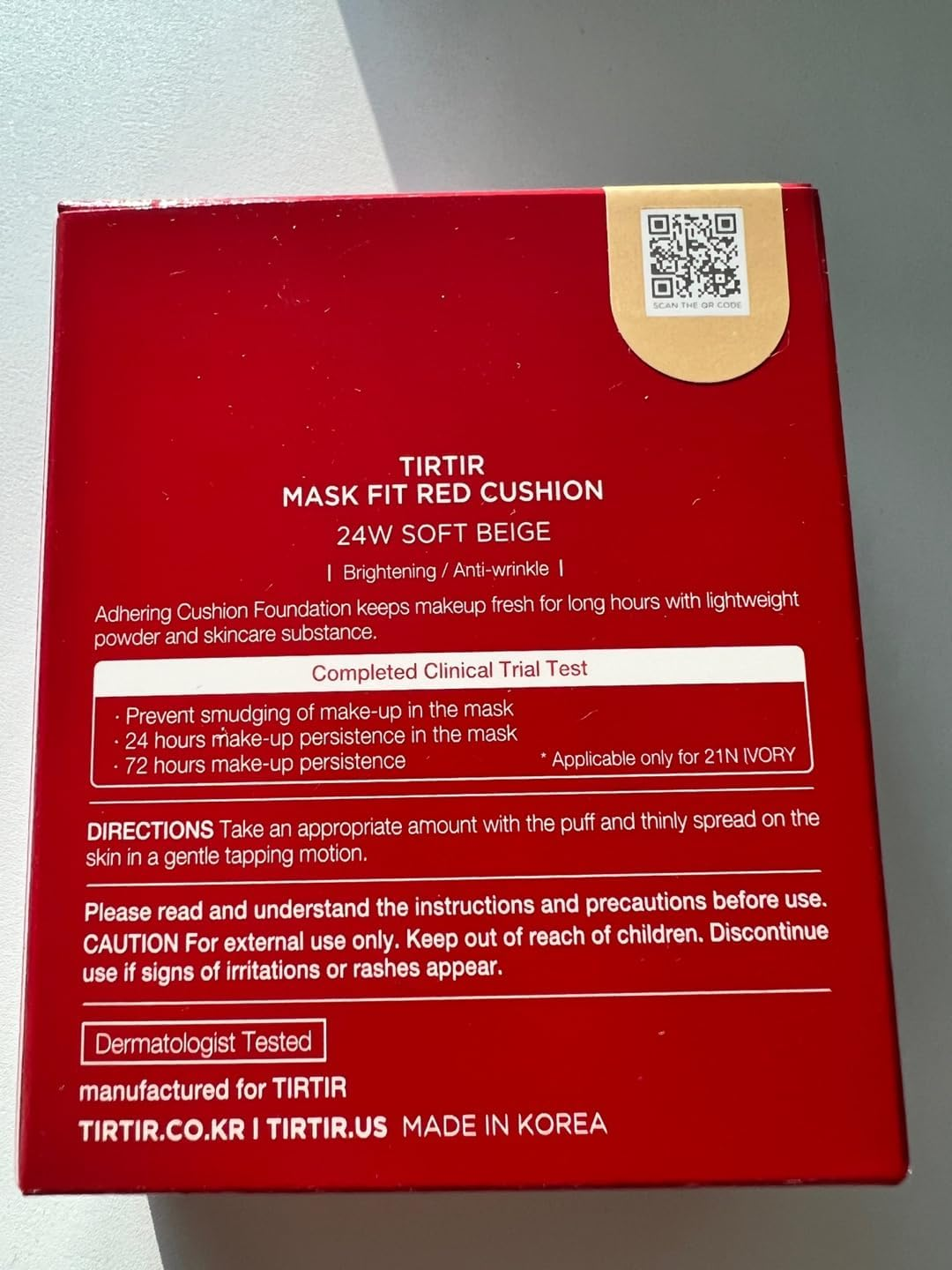 MASK FIT RED CUSHION 24N LATTE image number 4
