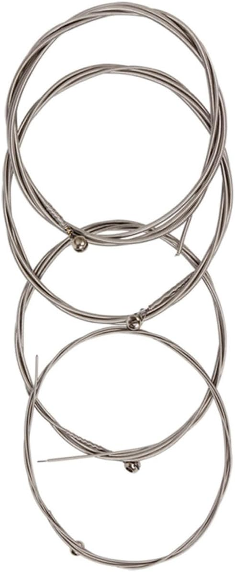 SUPVOX Electric Bass Strings 4Pcs Hex Steel Core Coated Copper Alloy Bass Guitar Strings with Universal Fit Replacement Accessories image number 6