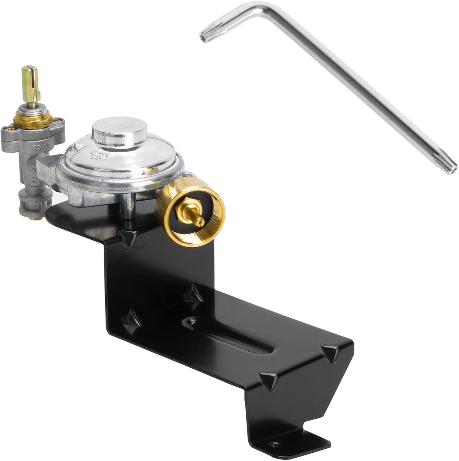 80477 Grill Valve Regulator for Weber Q100 Q120 Series Gas Grills, Regulator Compatible with Weber516002, 516501, 386001, 386002 Grill Models, Replacement for Weber 80477 Gas Regulator image number 6