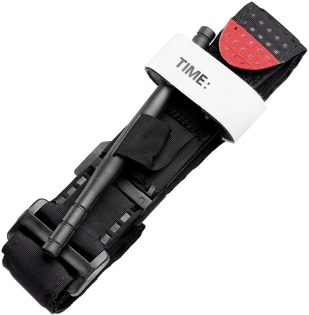 CAT Tourniquet+Tourniquet Holster, Emergency Trauma Holder with Belt Clip for Tactical Ifak,Hiking, Hunting, Camping (Black) image number 4