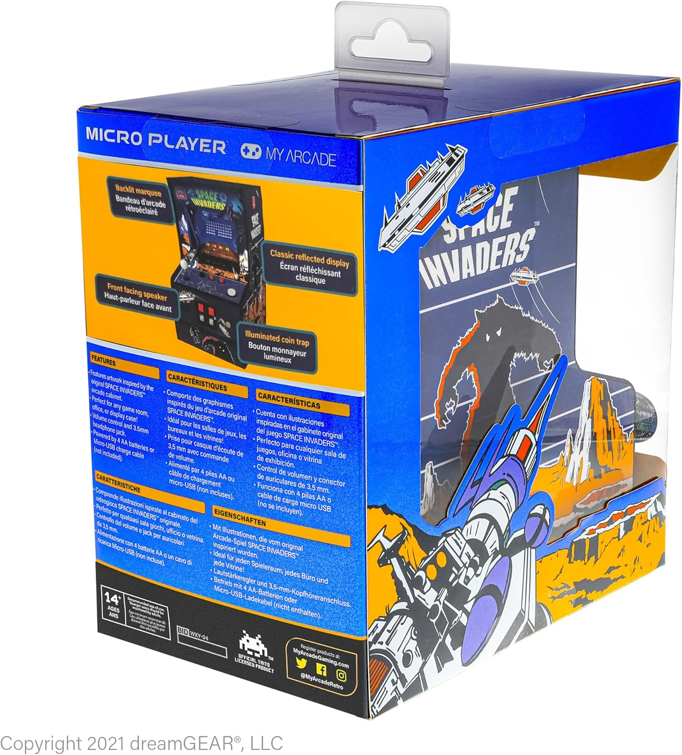 Retro Space Invaders Micro Player image number 5