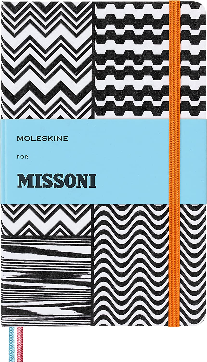 Moleskine - Limited Edition Missoni Notebook - Ruled - Large - Blue