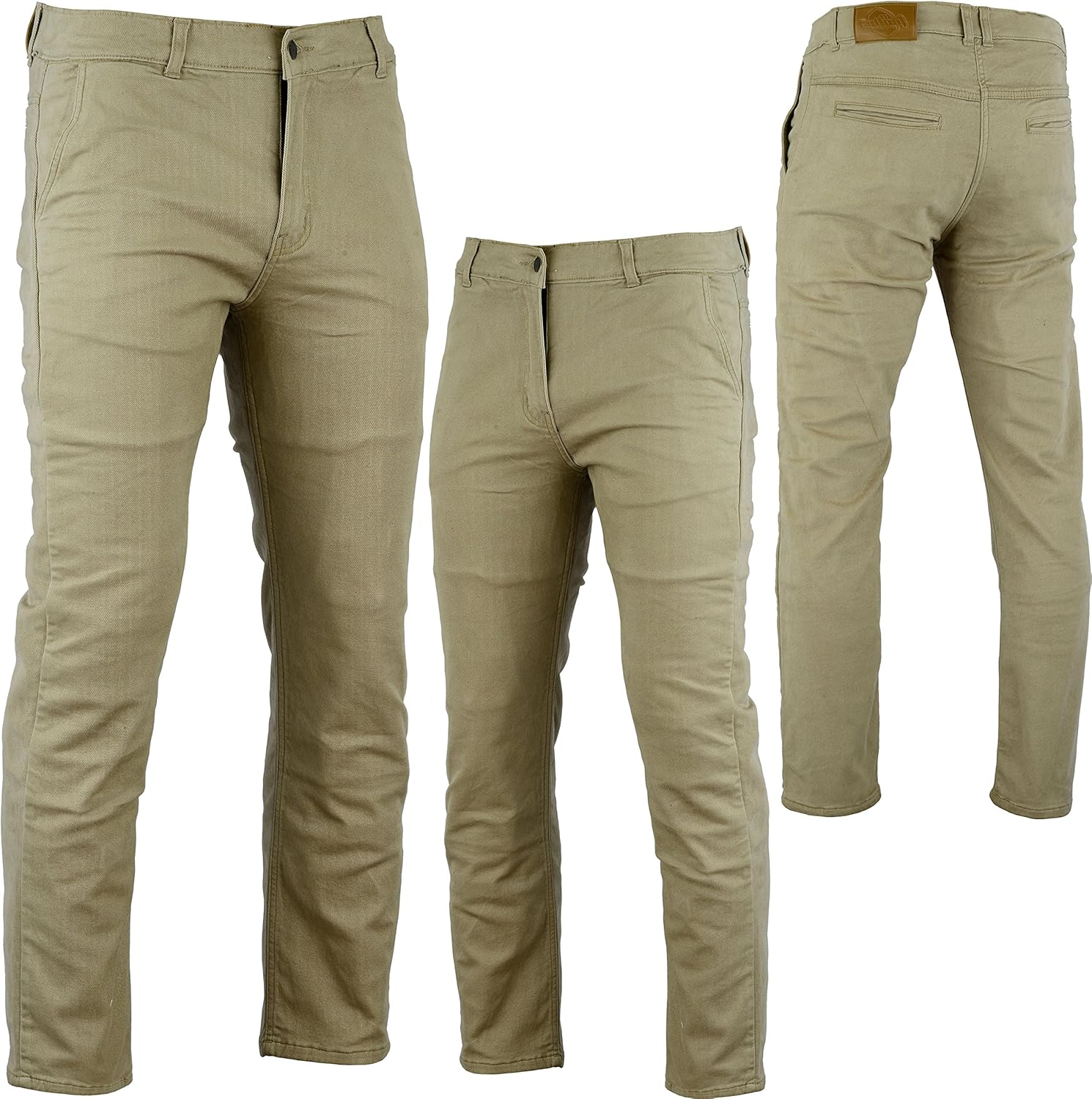 Bikers Gear Australia Kevlar Lined Modern Style Chino Motorcycle Jeans with CE Protection image number 6